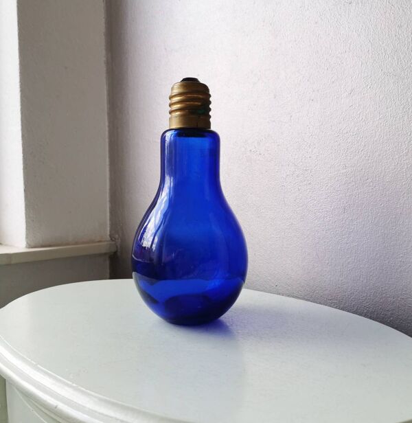 Ampoule de lampe en verre vintage 1970