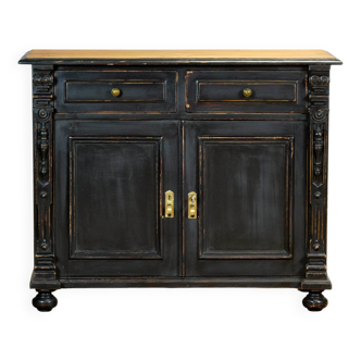 Oak and pine sideboard, 1910s