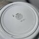 Round hollow ceramic dish with Saint Amand flower