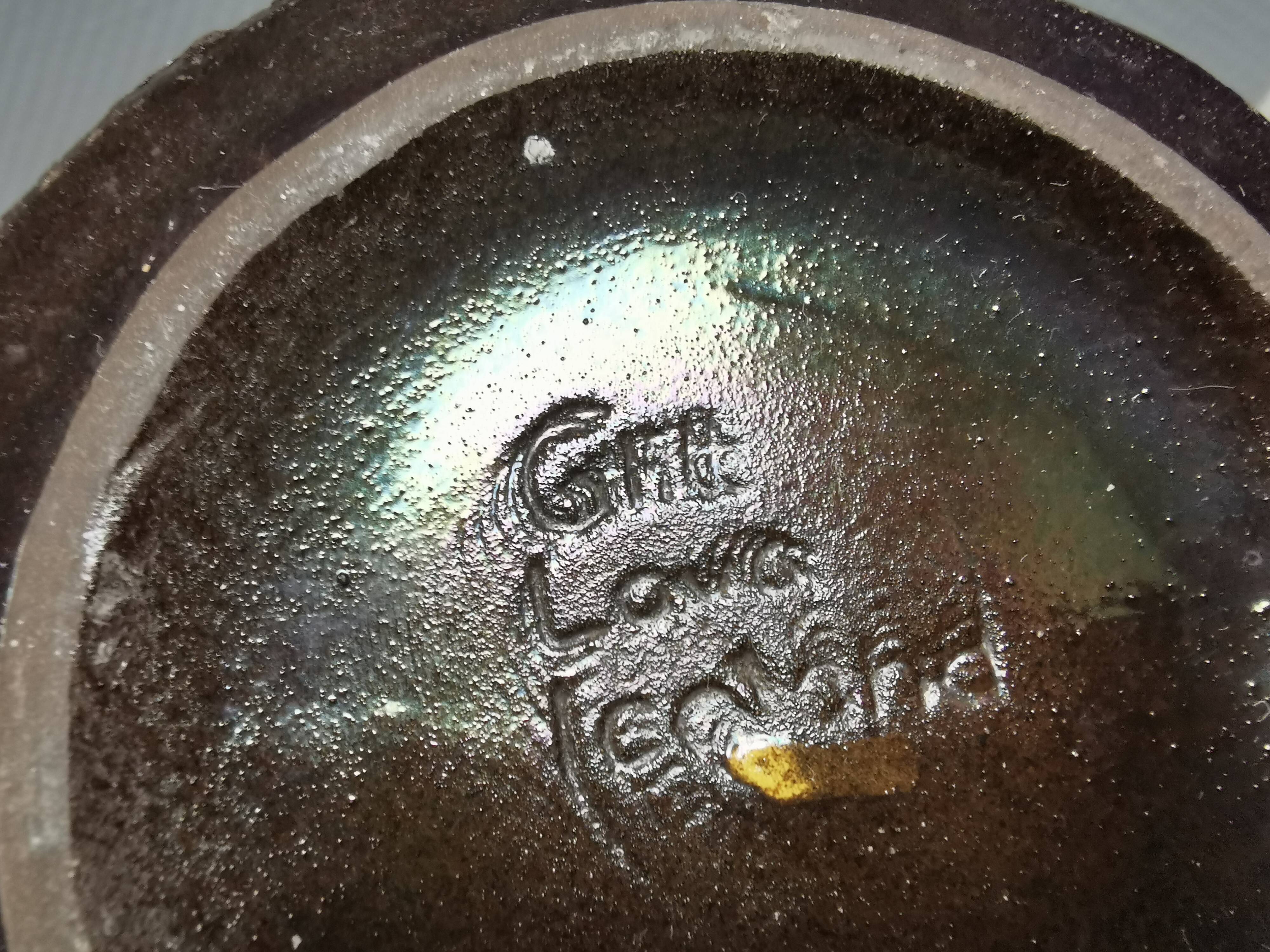 Bol en lave Glit rare. Island années 1970