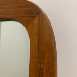 teak mirror, 76x39 cm