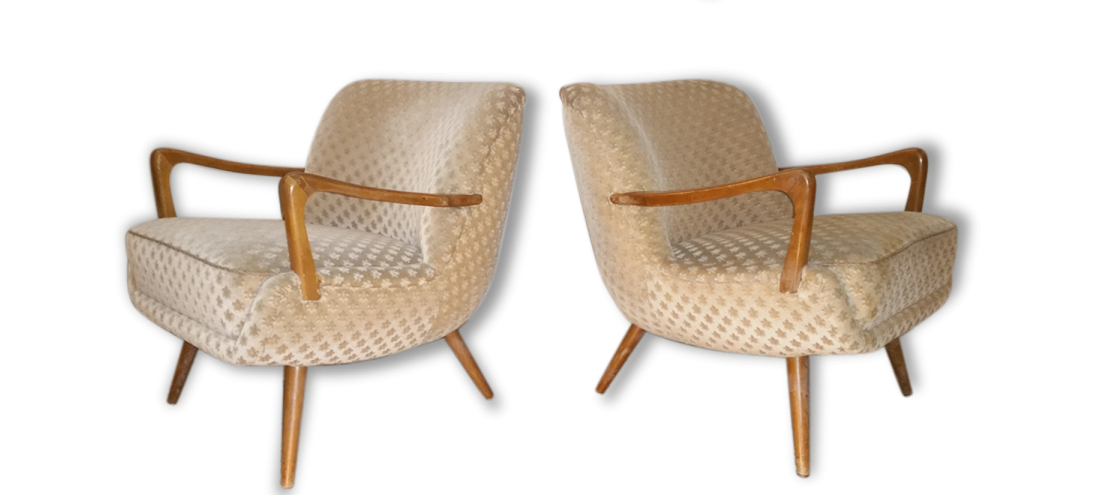 Chair Scandinavian cocktail design 50s 60s
