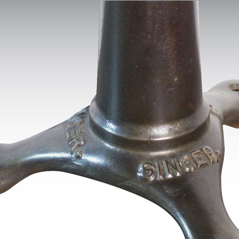 Authentic old Cast Iron Stool Singer
