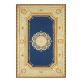 Handmade European Vintage Aubusson Kilim 304 cm x 457 cm