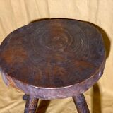 Rustic brutalist trading stool