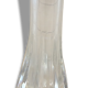 Vase ancien en cristal de Baccarat, col en biseau, éstampille
