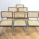 Set of 6 Cesca B32 chairs