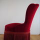 Velvet toad armchair