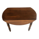 Half moon walnut table