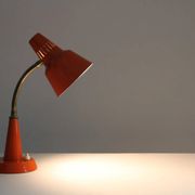 Gemi Model 600/5 Table or Desk Lamp – Swedish Modernism in Burnt Orange