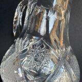 Bohemian - Water broc or orangeade (1) - Crystal blown and cut
