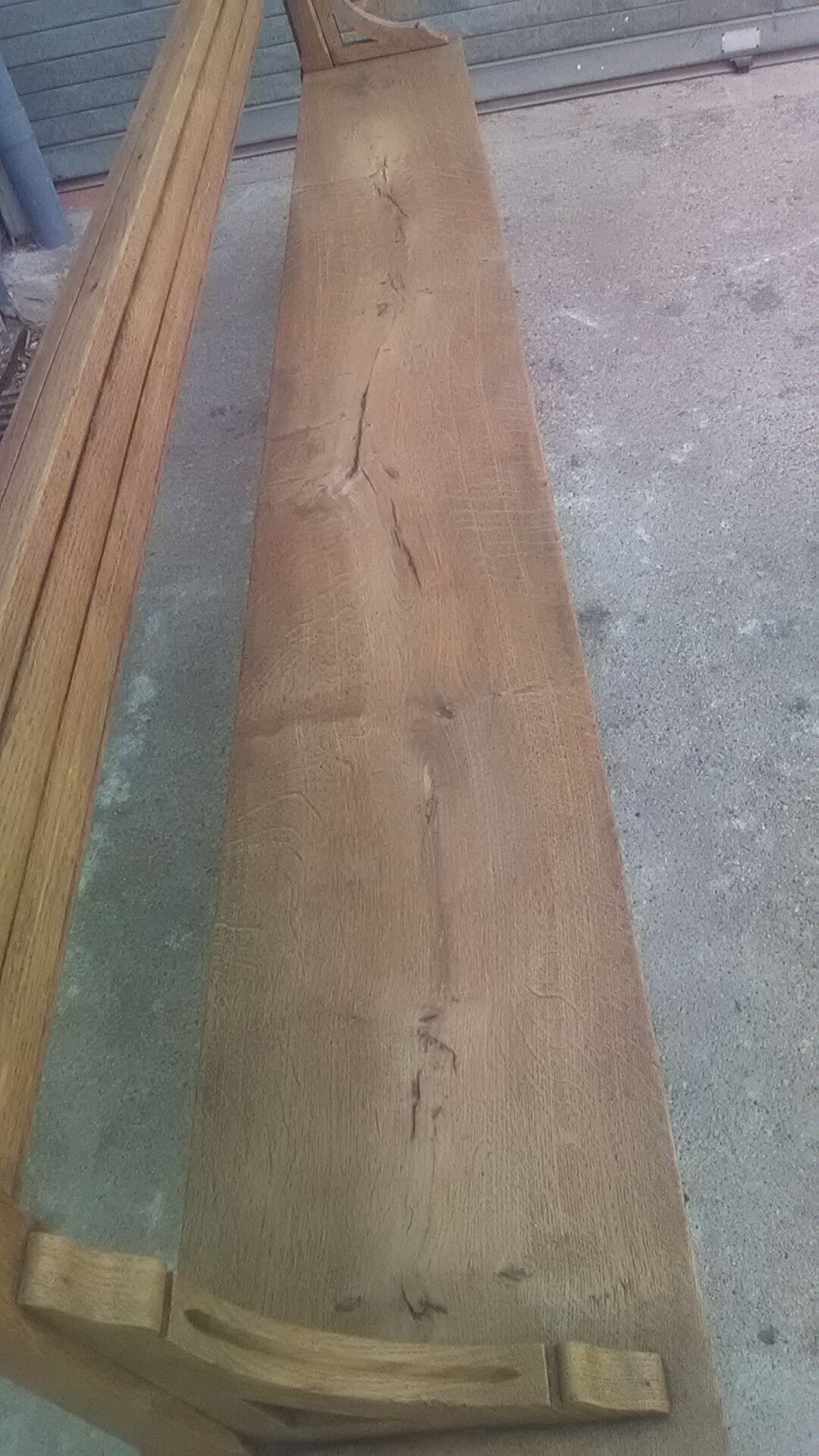 Oak church bench 2m45