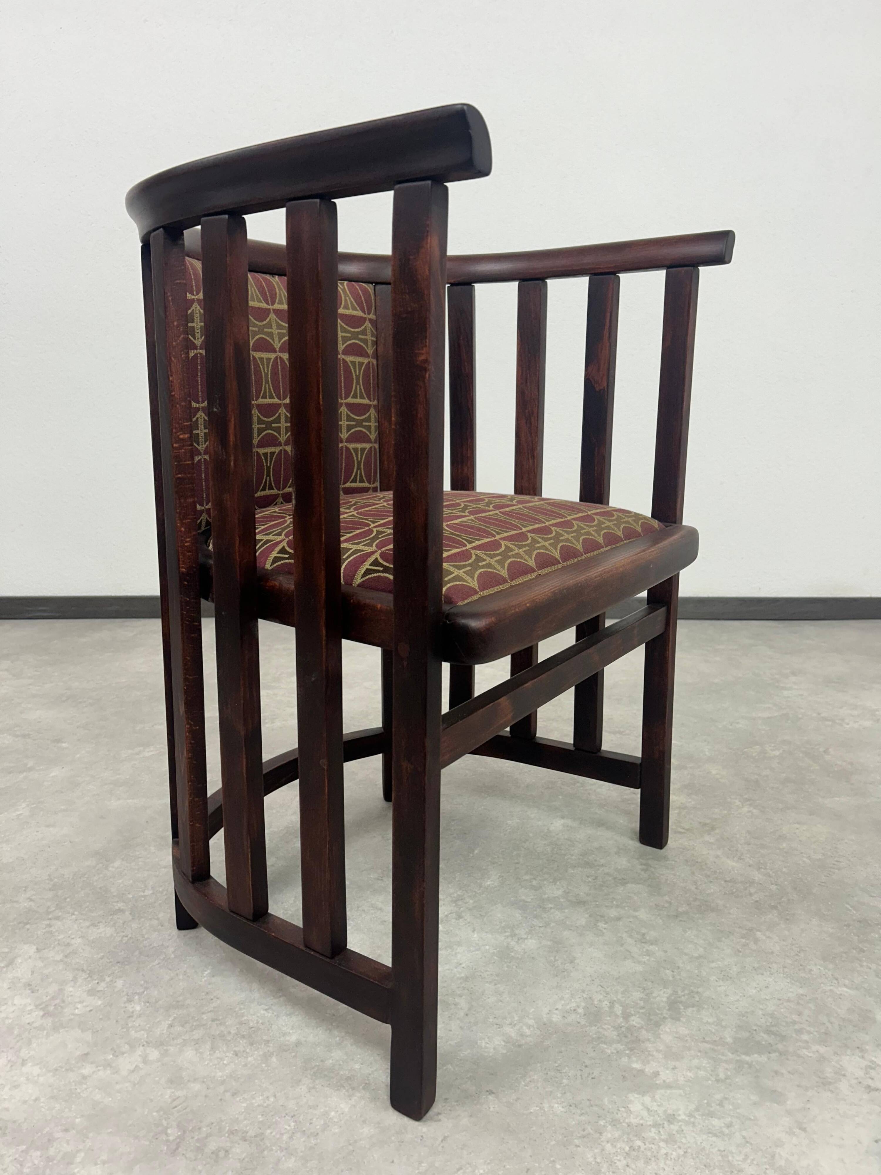Secession Fledermaus armchairs by Josef Hoffmann