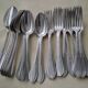 SFAM 24-Piece Silver-Plated Metal Cutlery Set