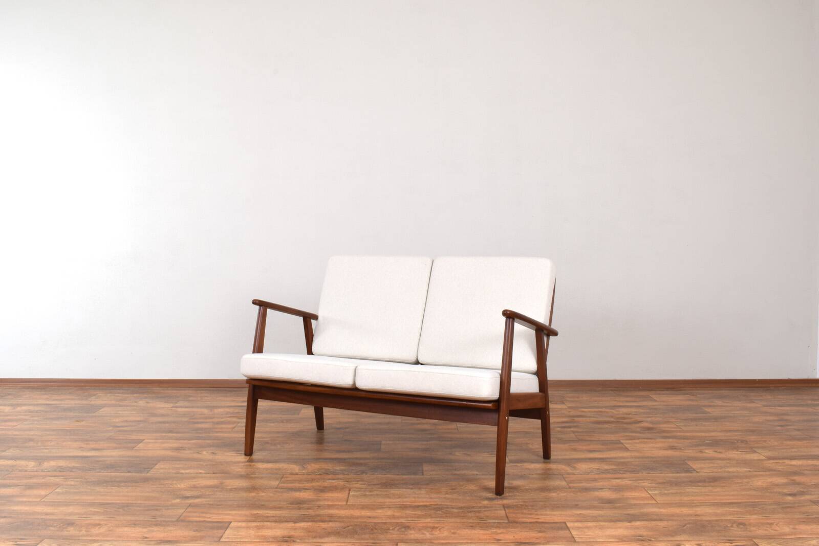 Mid-Century Danish Teak Two-Seater Sofa, 1960s.