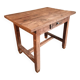 French antique writing desk / work table in cherry wood, 19th century