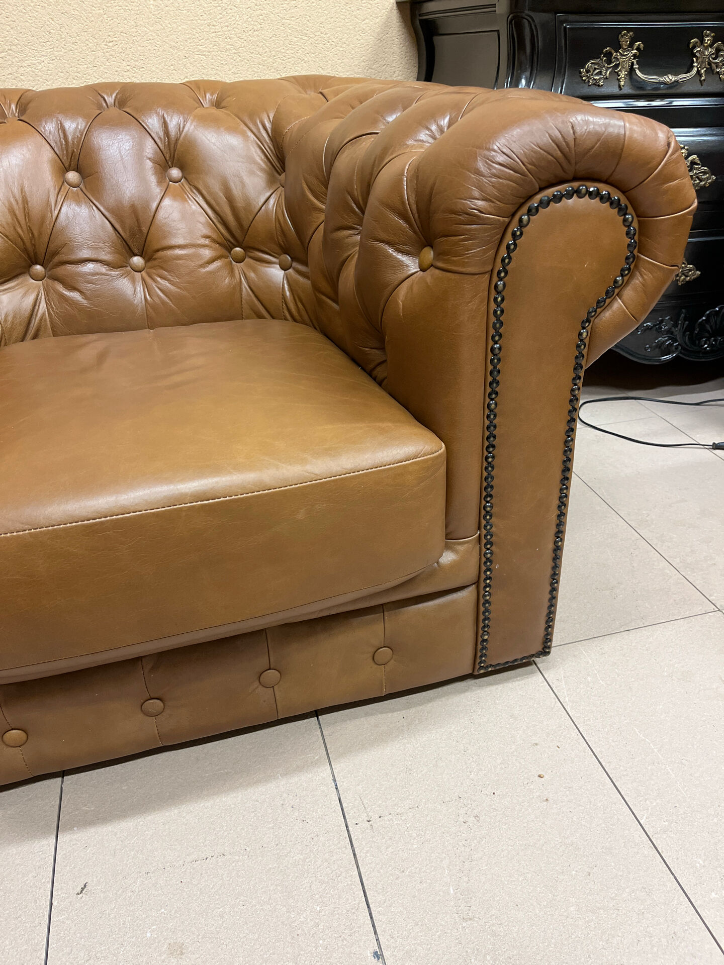 Chesterfield armchair