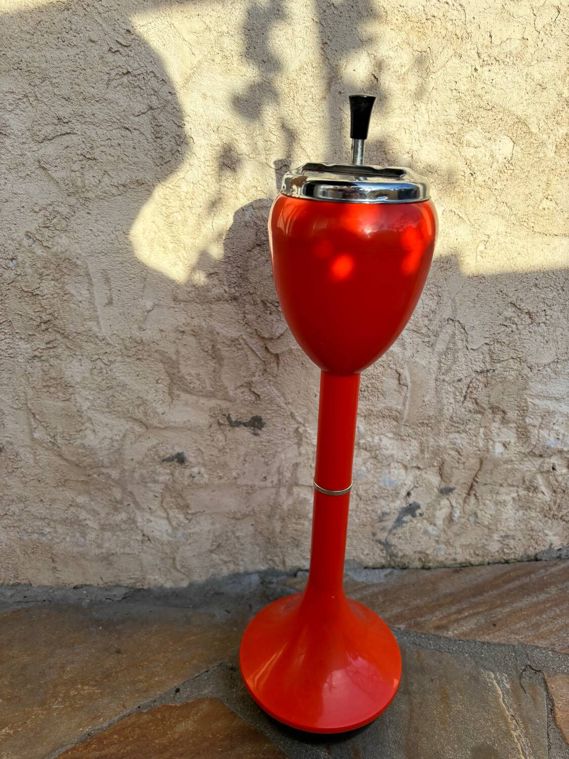 Vintage space age orange ashtray (1970s)