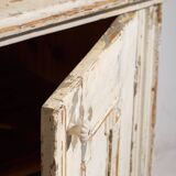 Petite armoire blanche ancienne (c.1900) #48