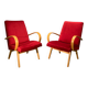 Paire de fauteuils jitona vintage czech 60.