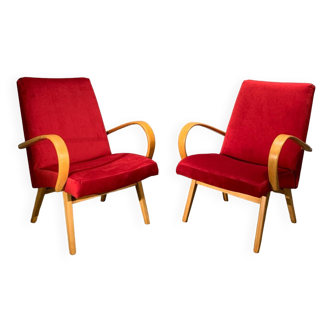 Paire de fauteuils jitona vintage