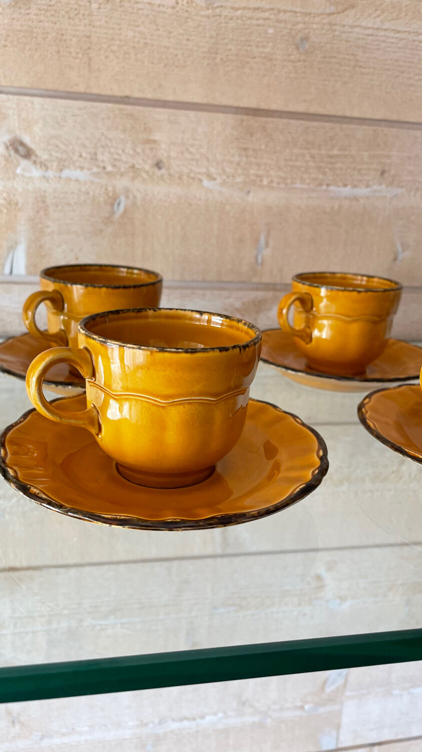 Pagnossin mustard yellow coffee cup