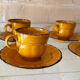Pagnossin mustard yellow coffee cup
