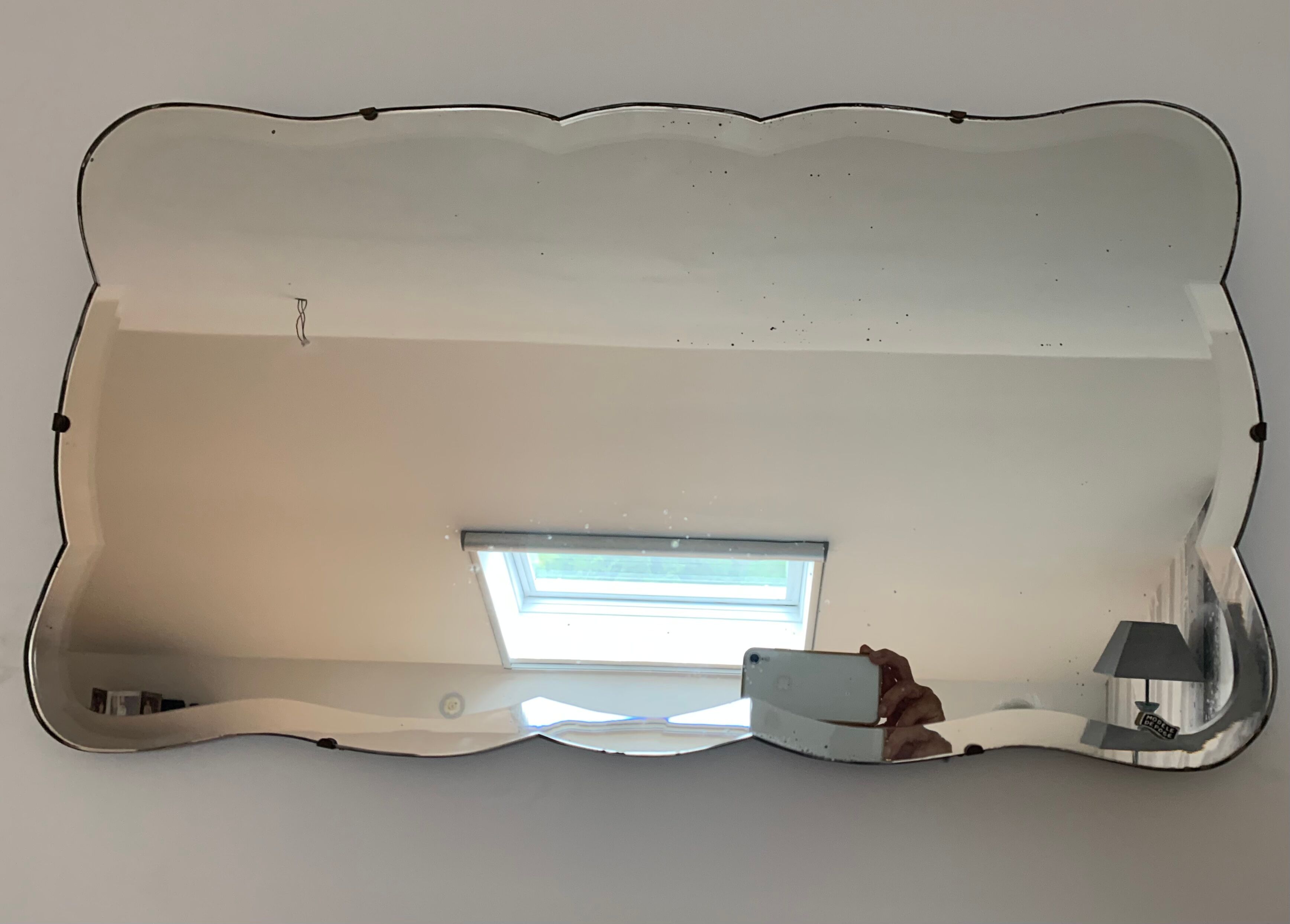 Beveled mirror year 30