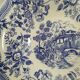 Plat creux bleu & blanc ironstone tableware c.p.
