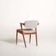 Set of 4 model “42” chairs by Kai Kristiansen for Schou Andersen