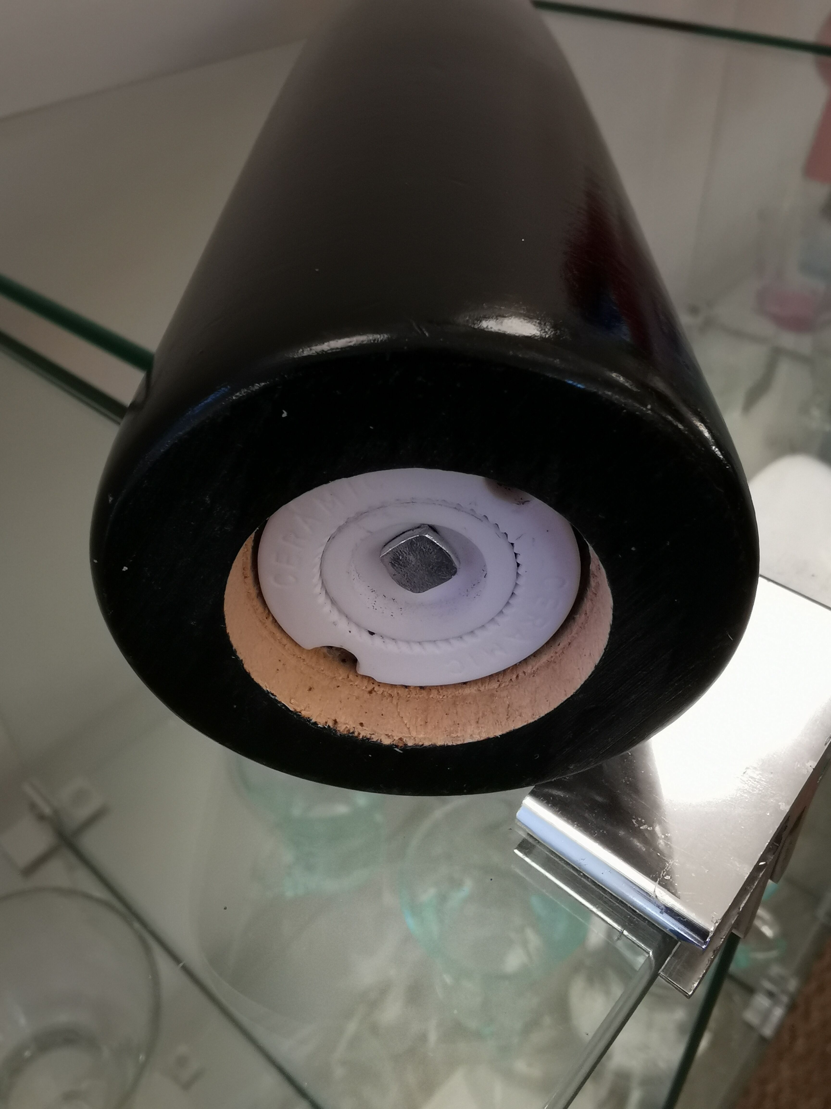 Vintage wooden pepper mill