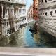 Tableau aquarelle giorgi pont des soupirs Venise