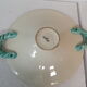 Large dish cut fruit Vallauris floral decoration