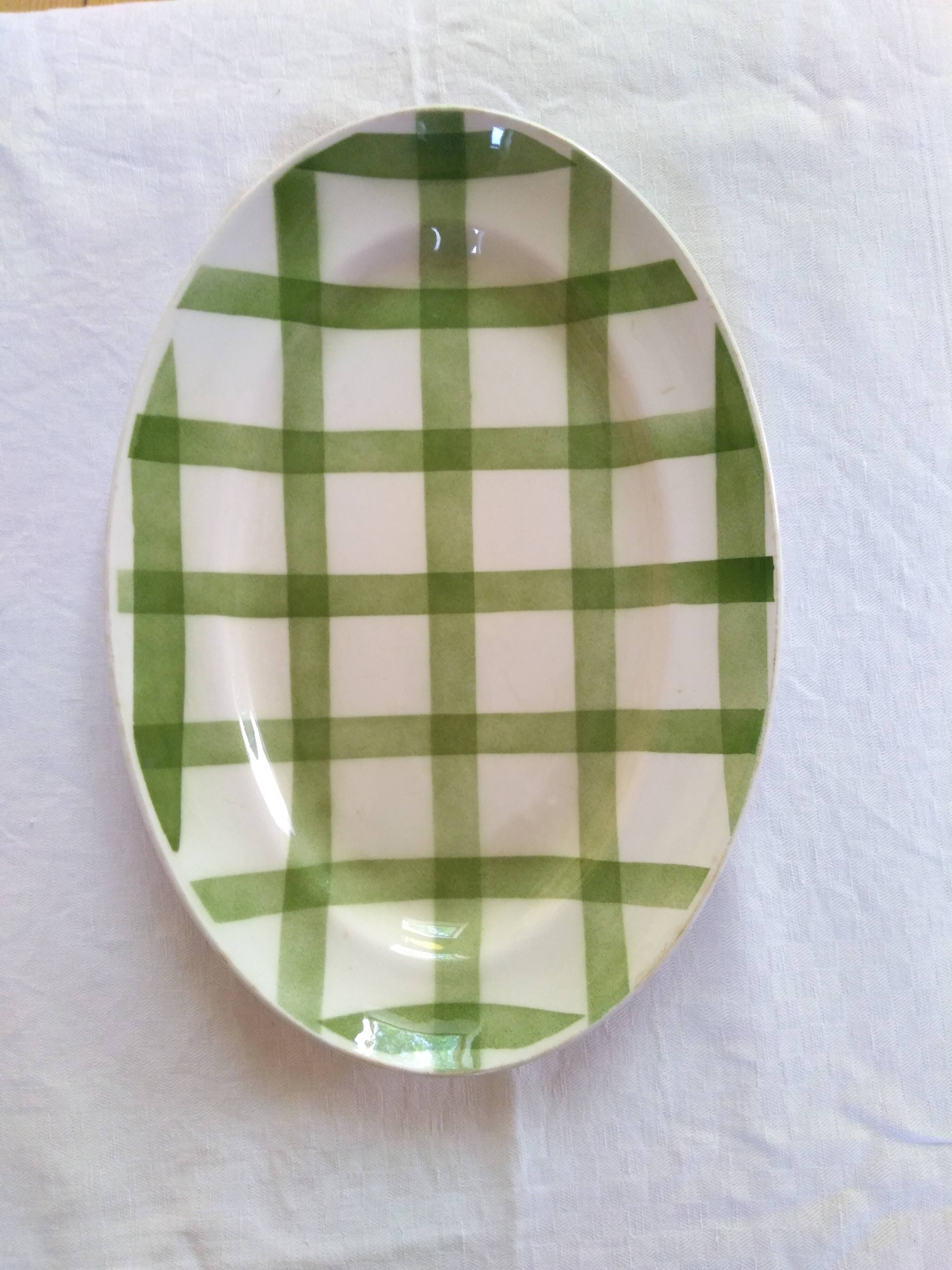 Vintage oval serving dish