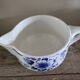 Blue flower gravy boat Saint Amand Art Deco