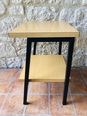 table De chevet Métal, Style Industriel