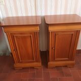 Pair of cherry bedsides