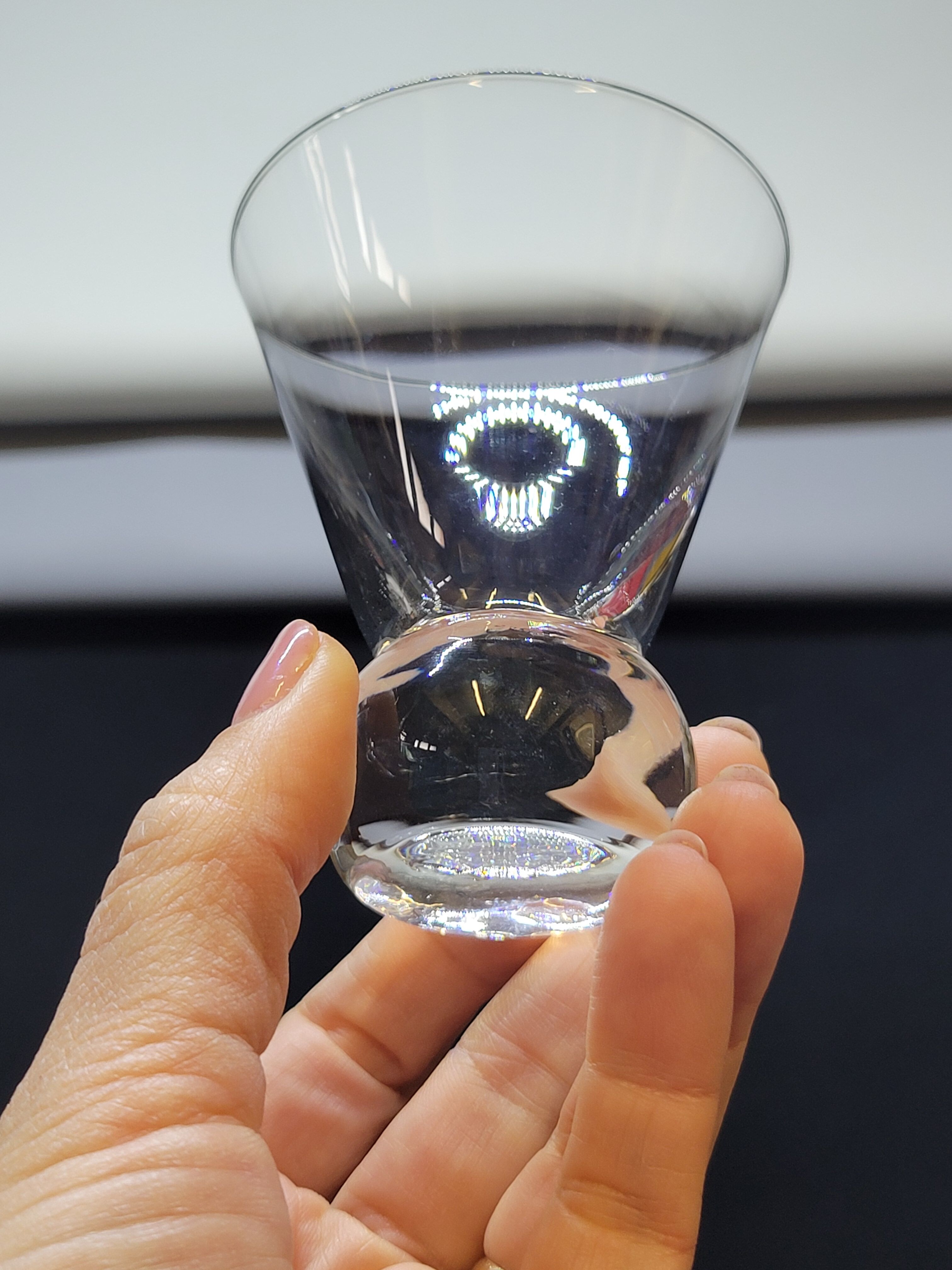 8 Vintage Digestif Shot Glasses with Ball Foot