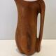 Vintage olive wood carafe pitcher