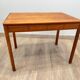Table basse scandinave teck Seffle Mobelfabrik SWEDEN par Yngvar Sandström