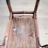 Side table bamboo late XIX style Perret & Vibert