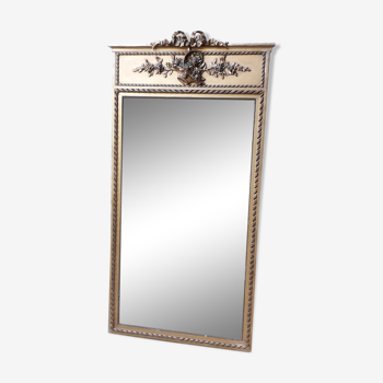 Louis XVI-style trumeau mirror  80x156cm