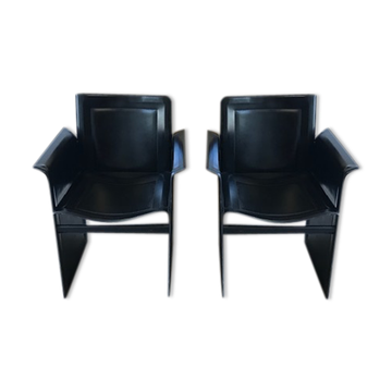 Paire de fauteuils design Italien