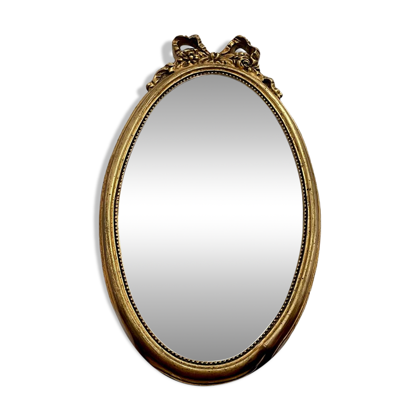 Vintage gold mirror