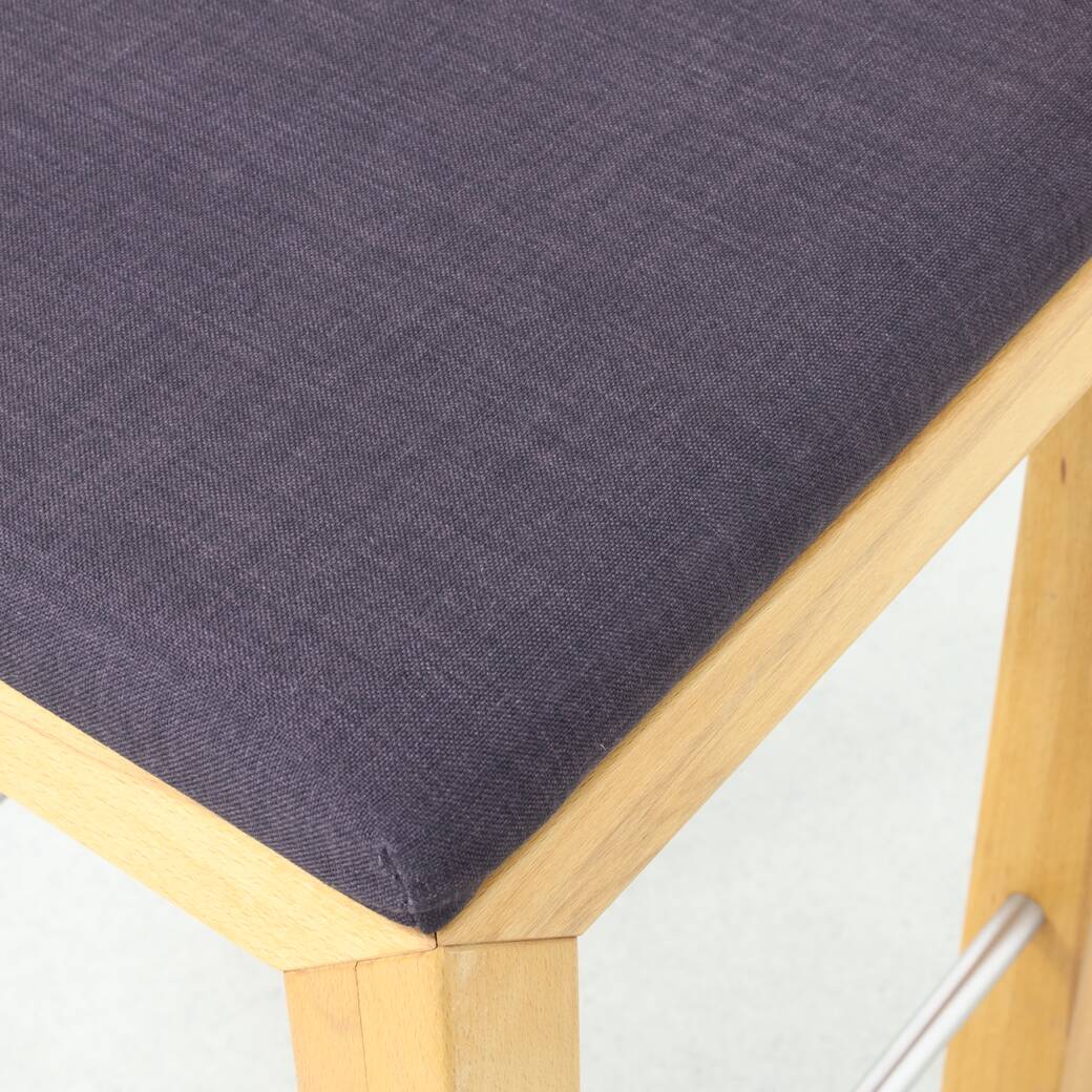 5x Bar Stool in Massive Wood by Göhring