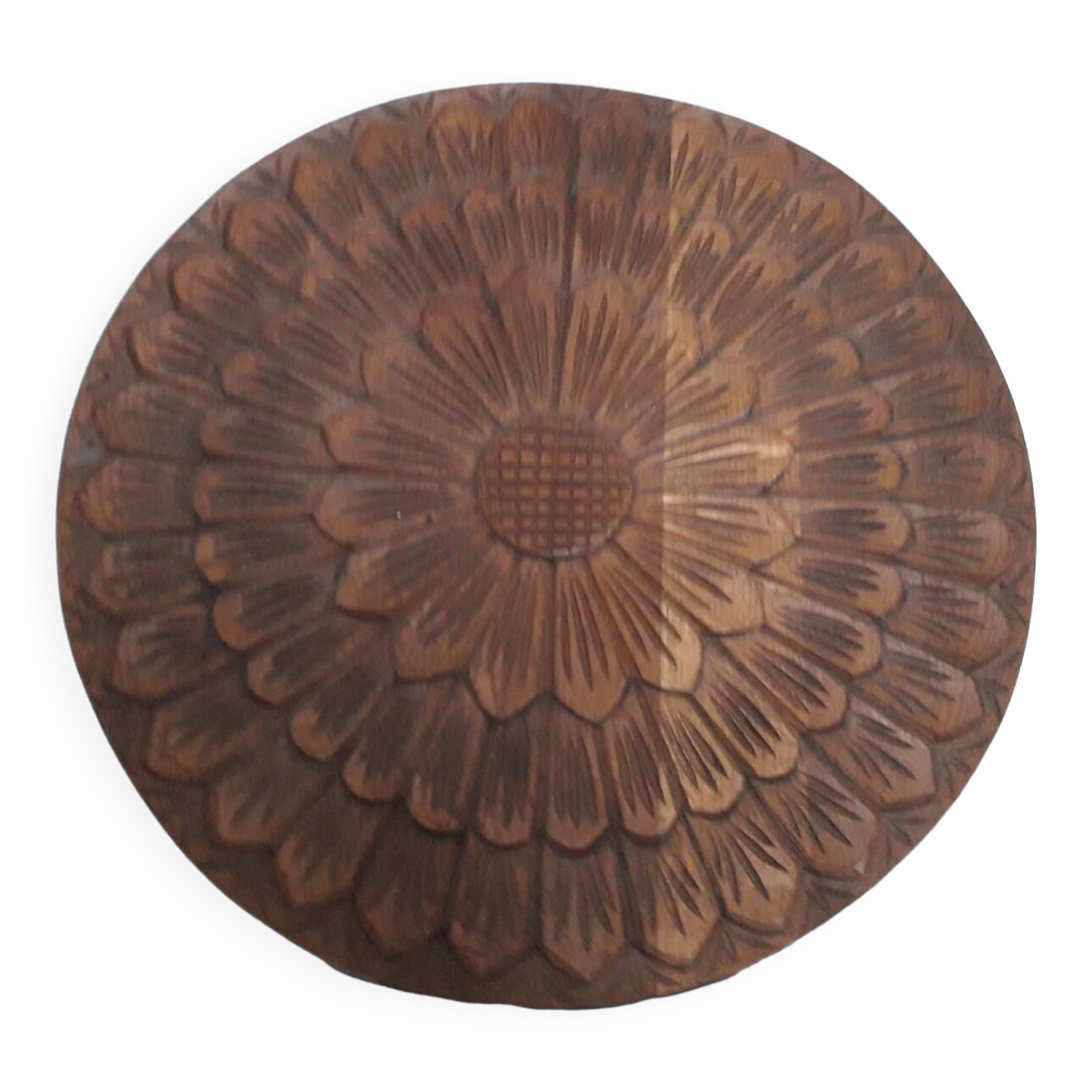 Plaque bois sculpté
