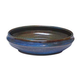 Flat blue circa 1950 Belgian ceramist