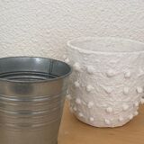 Cache pot vintage relooké