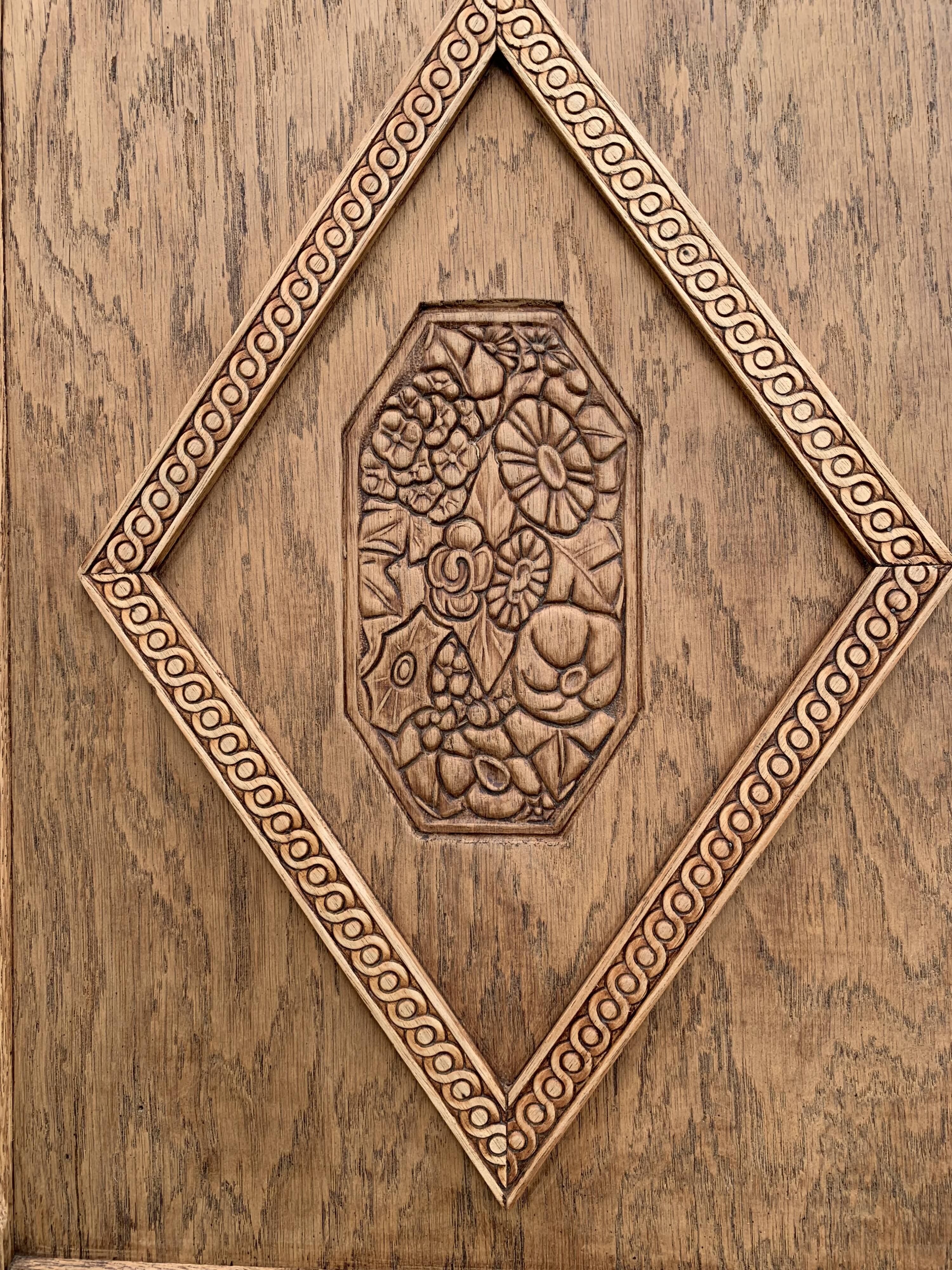 Parisian art deco buffet wood brut 1930