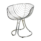 Chrome pan am chair by Gastone Rinaldi for rima